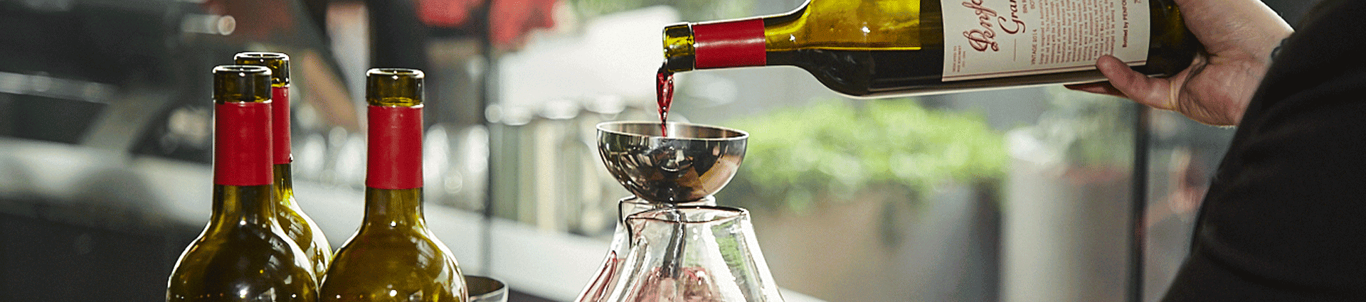 Grange being double decanted