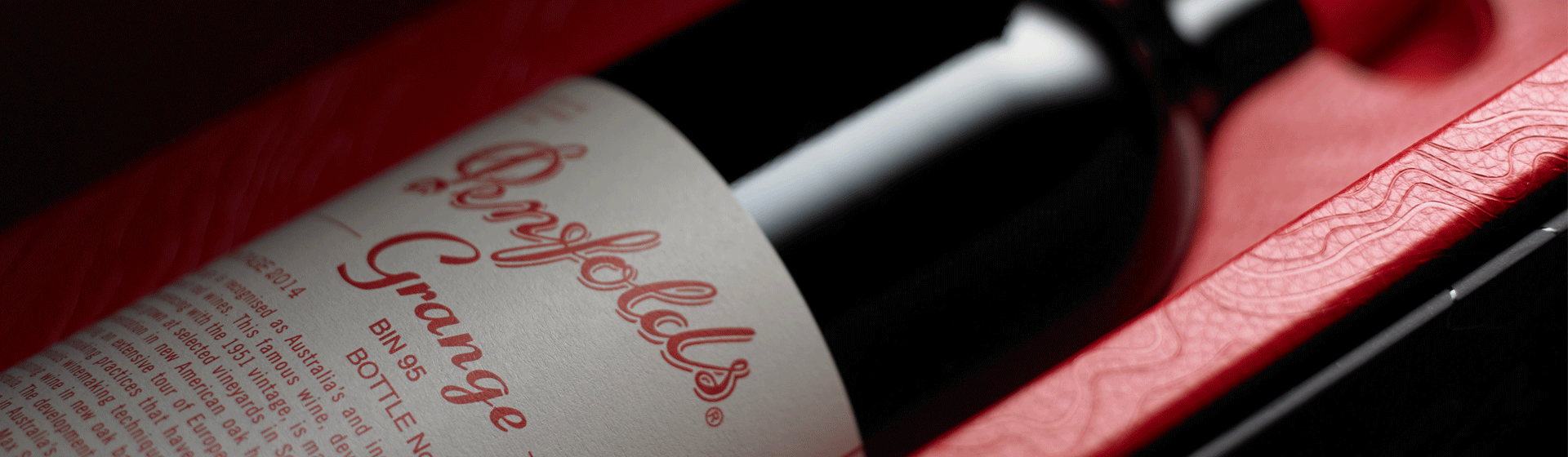 Close up of Grange 2014 in gift box