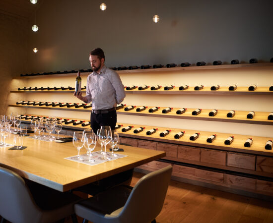 Wine tasting room at Magill Estate