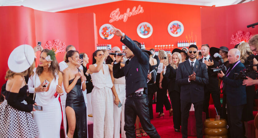 Live performance in marquee