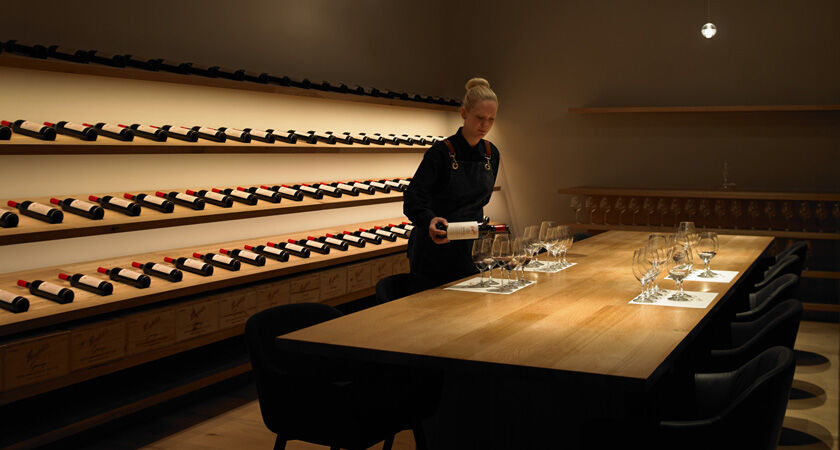 Private Tasting room at Magill Estate