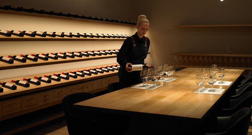 Private Tasting room at Magill Estate