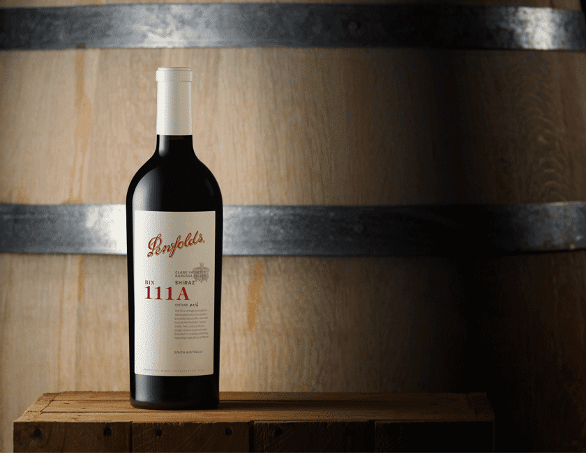 Special 2016 Bin 111A bottle of Clare Valley Barossa Valley Shiraz