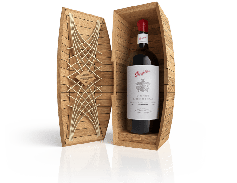 Penfolds Bin 180 3L, hand crafted giftbox