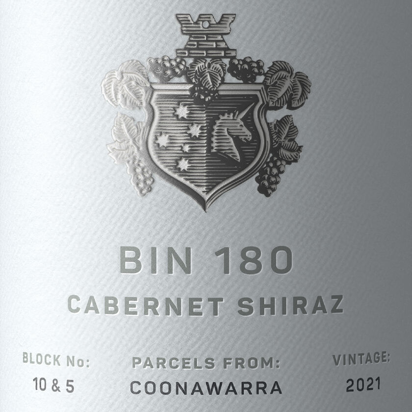 Bin 180 Label Close up