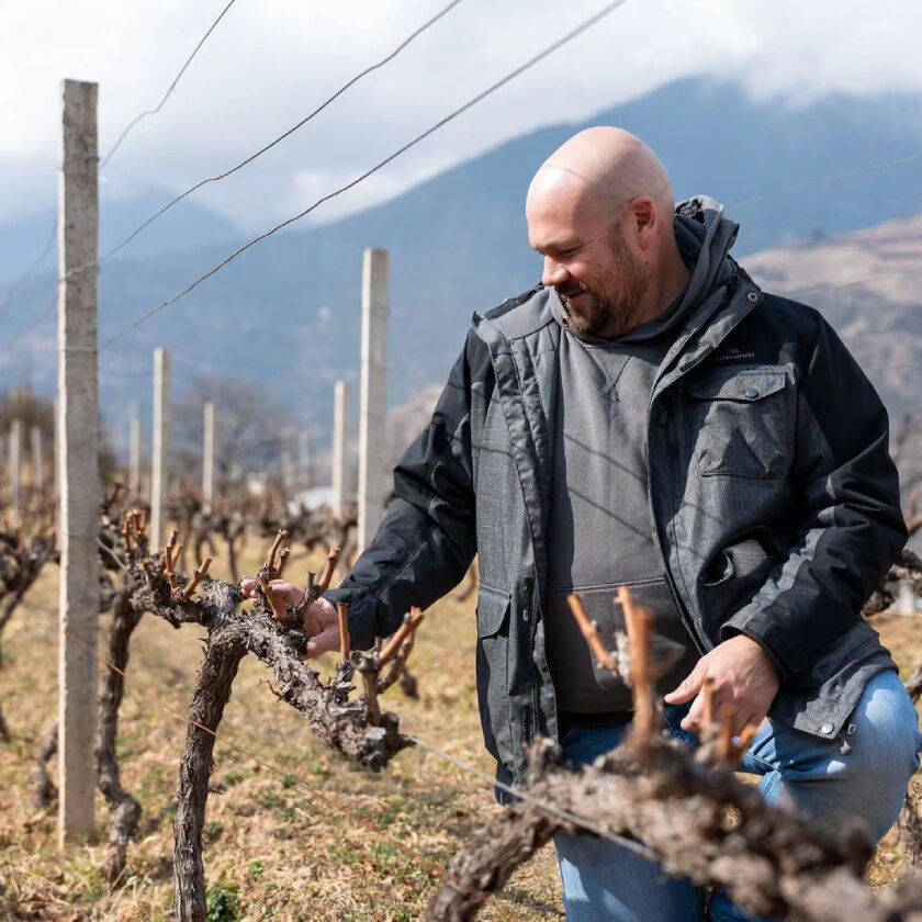 Penfolds winemaker Matt Woo in China